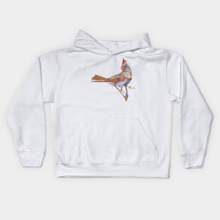 Female Cardinal Kids Hoodie